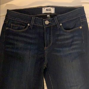 Size 28 Paige jeans, less than a year old